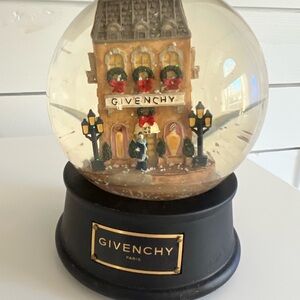 Givenchy Festive Snow Globe with Black Base